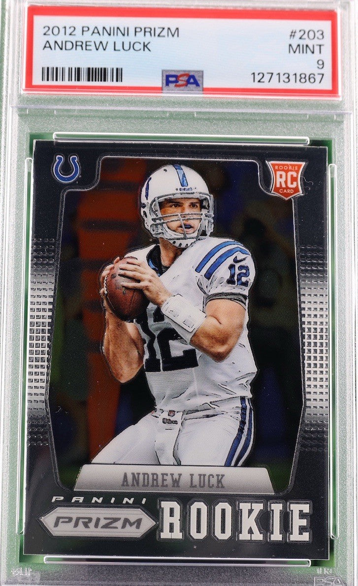 Andrew Luck 2012 Panini Prizm #203 RC First Year Prizm PSA 9 Colts