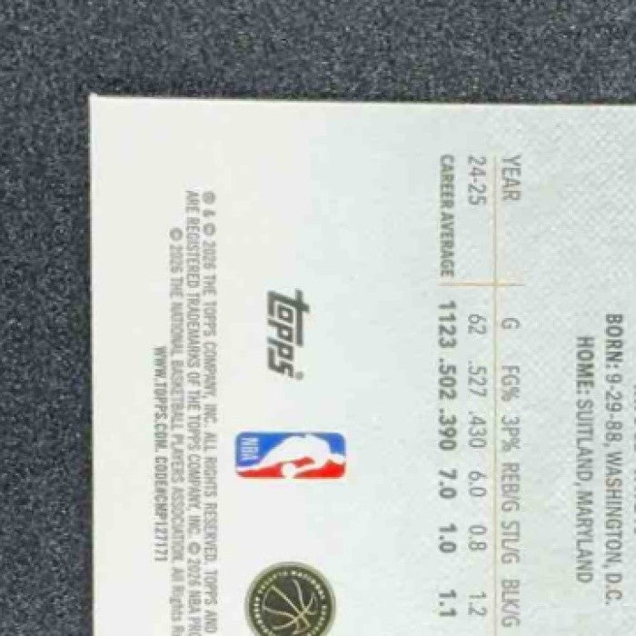 KEVIN DURANT 2025-26 TOPPS FINEST #83 COMMON REFRACTOR ROCKETS