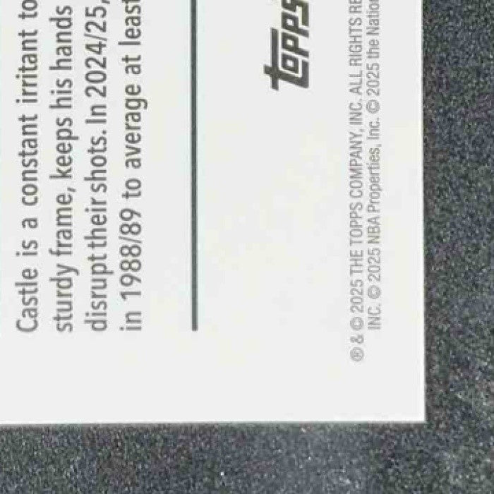 STEPHON CASTLE 2025-26 TOPPS CHROME #228 X-FRACTOR SPURS