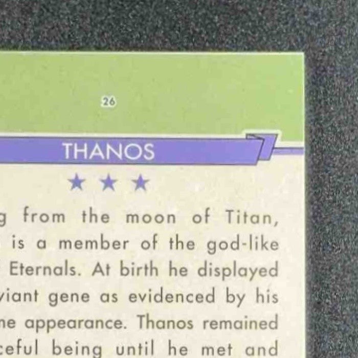THANOS 2026 TOPPS BROOKLYN COLLECTION MARVEL CAPTAIN AMERICA #26