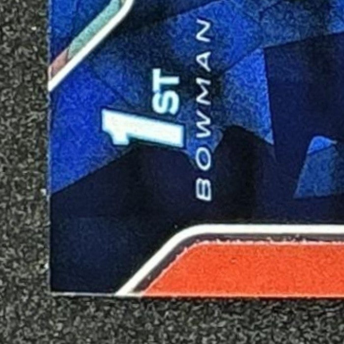 LUKE HASZ 2025 BOWMAN CHROME UNIVERSITY SAPPHIRE #61 1ST PROSPECT REBELS