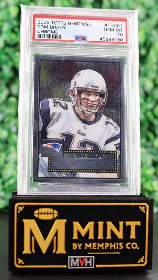 Tom Brady 2006 Topps Heritage - Chrome #THC62 PSA 10 Gem Mint Patriots GOAT HOF