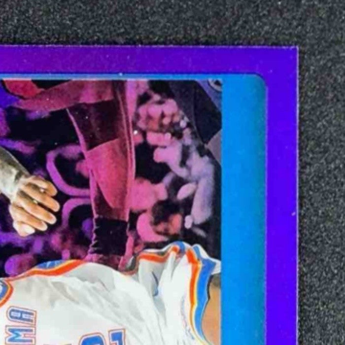 CASON WALLACE 2025-26 TOPPS CHROME #191 PURPLE REFRACTOR 3/75 THUNDER