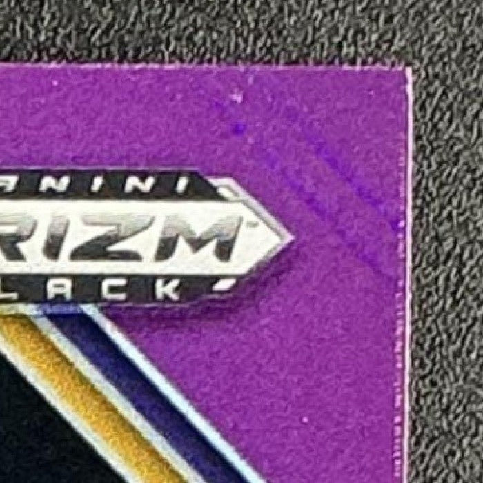 CRIS CARTER 2025 PANINI PRIZM BLACK #86 PURPLE /99 VIKINGS
