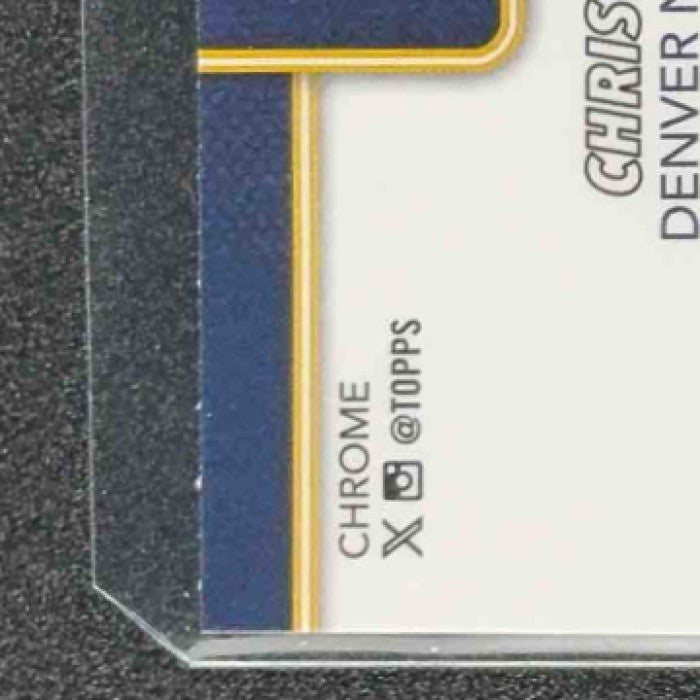 CHRISTIAN BRAUN 2025-26 TOPPS CHROME #82 PRISM REFRACTOR NUGGETS
