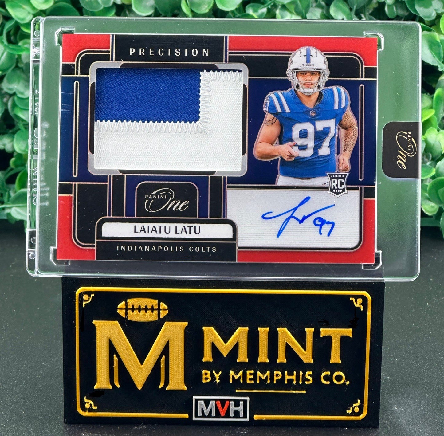 LAIATU LATU  2024 PANINI ONE PRECISION RPA /60 ON CARD AUTO COLTS