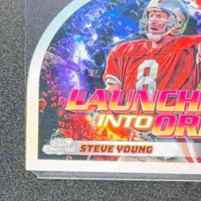 STEVE YOUNG 2024 TOPPS COSMIC CHROME #LIO-16 LAUNCHED INTO ORBIT 49ERS