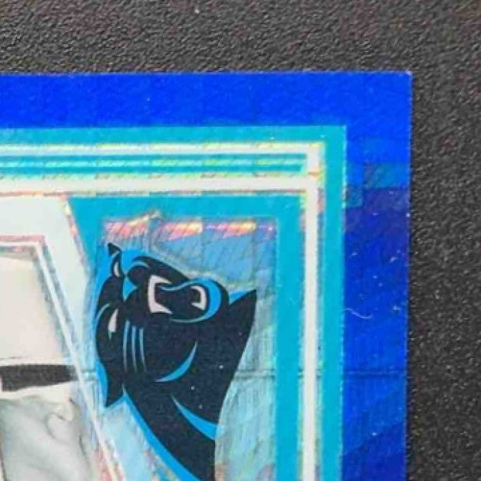 2025 Panini Donruss Optic Nic Scourton #270 Rated Rookie Blue Hyper Prizm