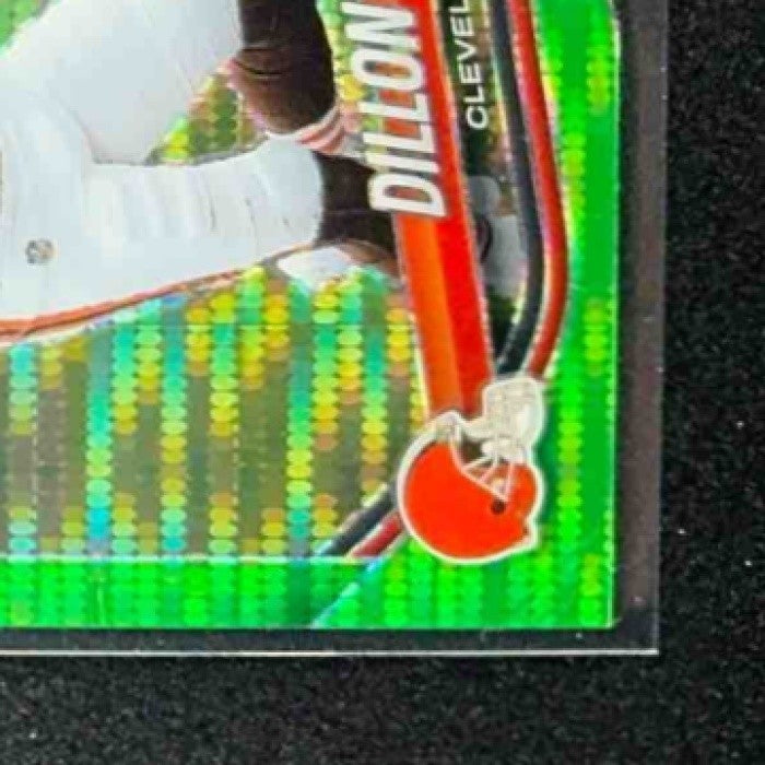 DILLON GABRIEL 2025 PANINI PRIZM #372 NEON GREEN PULSAR RC BROWNS