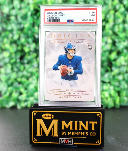 JAXSON DART 2025 PANINI ORIGINS ROOKIE VARIATION #145 RC GIANTS