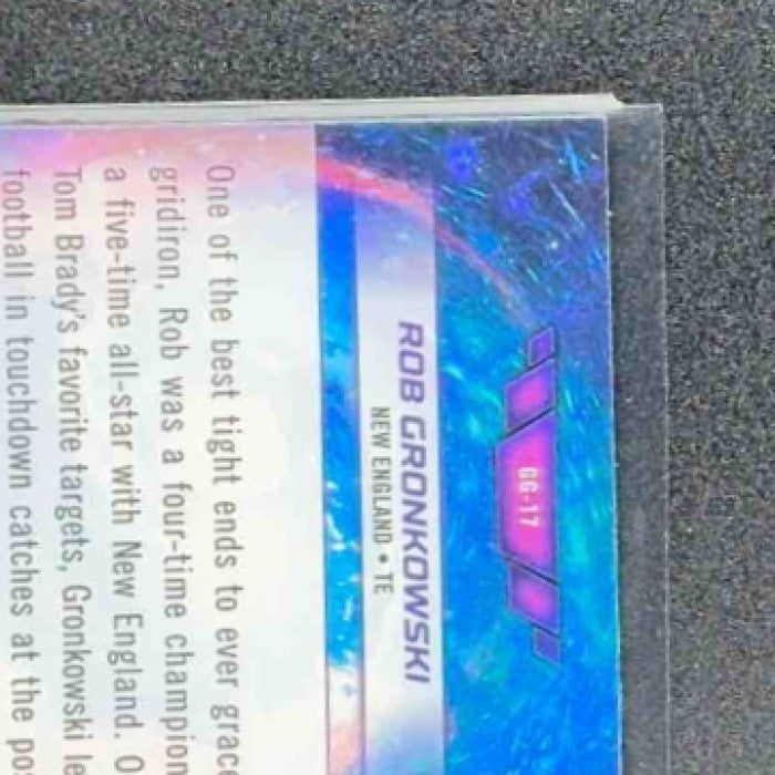 ROB GRONKOWSKI 2024 TOPPS COSMIC CHROME #GG-17 GALAXY GREATS PATRIOTS