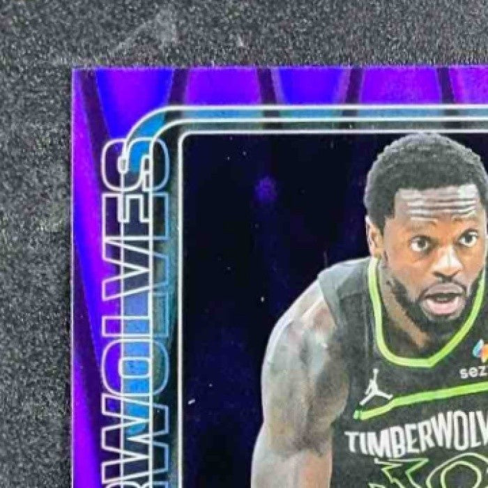 2025 Topps Chrome Julius Randle #123 RayWave Purple Refractor /75