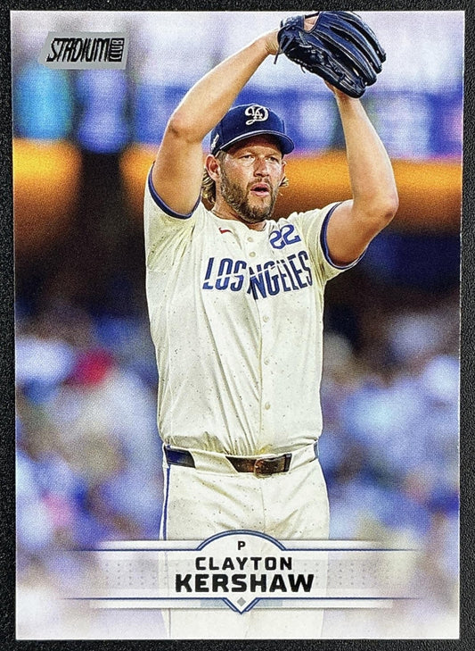CLAYTON KERSHAW 2025 TOPPS STADIUM CLUB #70 DODGERS