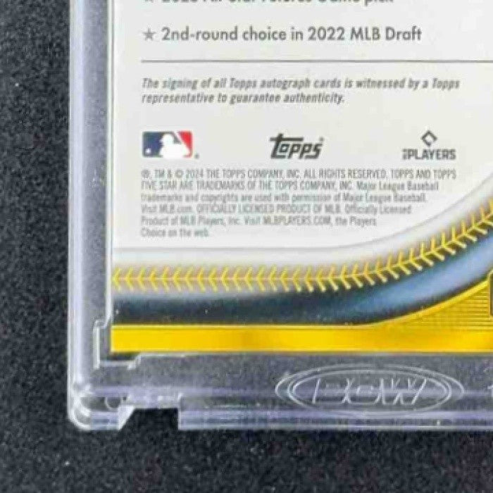 DALTON RUSHING 2025 TOPPS FIVE STAR #FSA-DR AUTO /99 RC DODGERS