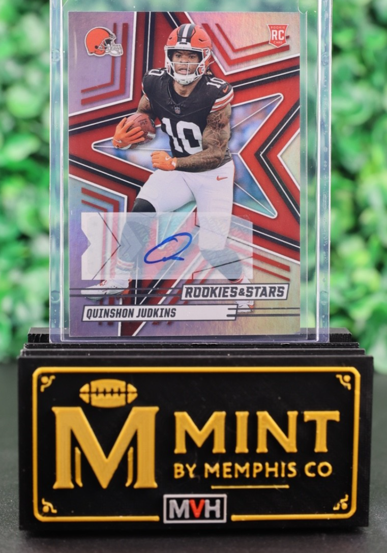 QUINSHON JUDKINS 2025 PANINI ROOKIES & STARS #171 RC AUTO