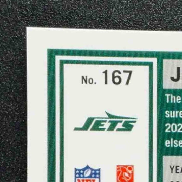 JUSTIN FIELDS 2025 PANINI DONRUSS OPTIC #167 PURPLE PRIZM 13/60 JETS
