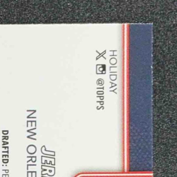 JEREMIAH FEARS 2025-26 TOPPS HOLIDAY #H167 RC PELICANS