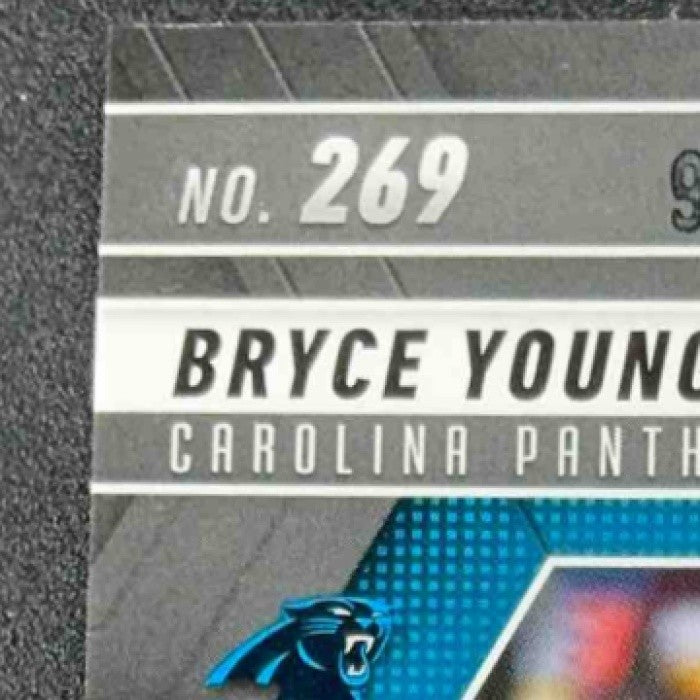 2025 Panini Mosaic Bryce Young #269 International Games No Huddle Blue Prizm /99