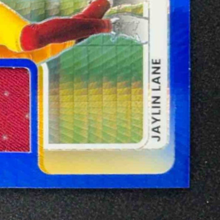 2025 Panini Donruss Optic Jaylin Lane Rookie Phenoms Blue Hyper Prizm RC