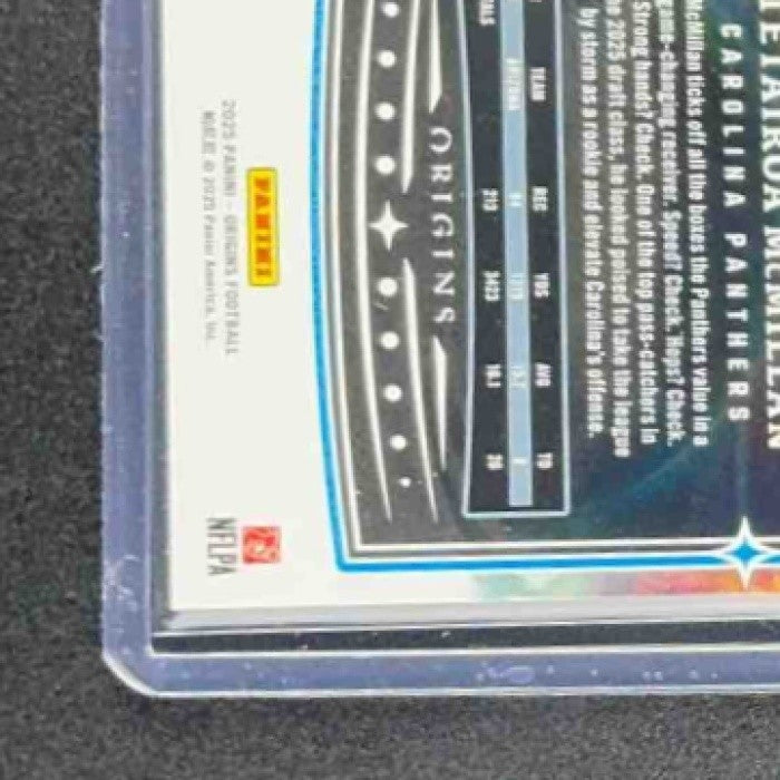 TETAIROA MCMILLAN 2025 PANINI ORIGINS #116 ROOKIE RC PANTHERS