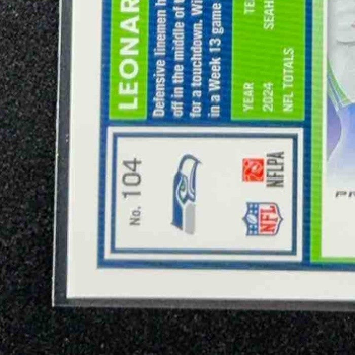 LEONARD WILLIAMS 2025 PANINI DONRUSS OPTIC #104 ROCKET PRIZM SEAHAWKS