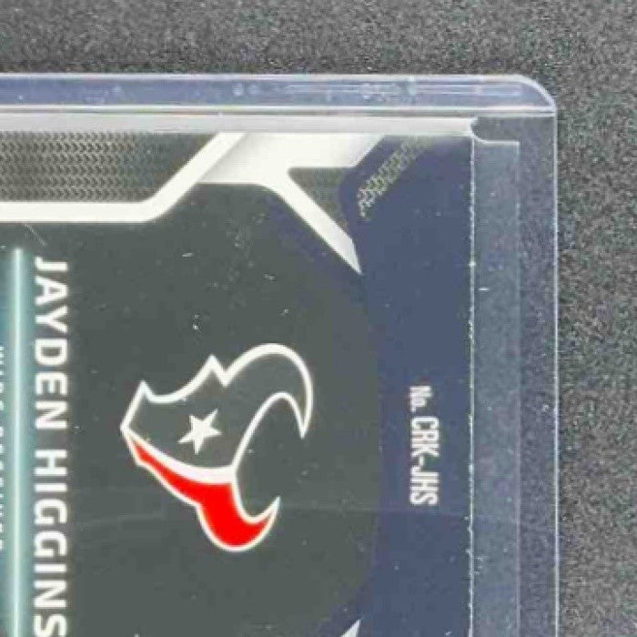 JAYDEN HIGGINS 2025 PANINI CERTIFIED #CRK-JHS ROOKIES RC TEXANS