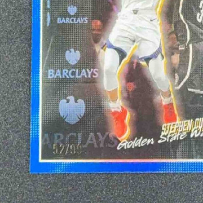 STEPHEN CURRY 2025-26 TOPPS FINEST #FI-4 FINISHERS BLUE REFRACTOR 52/99 WARRIORS