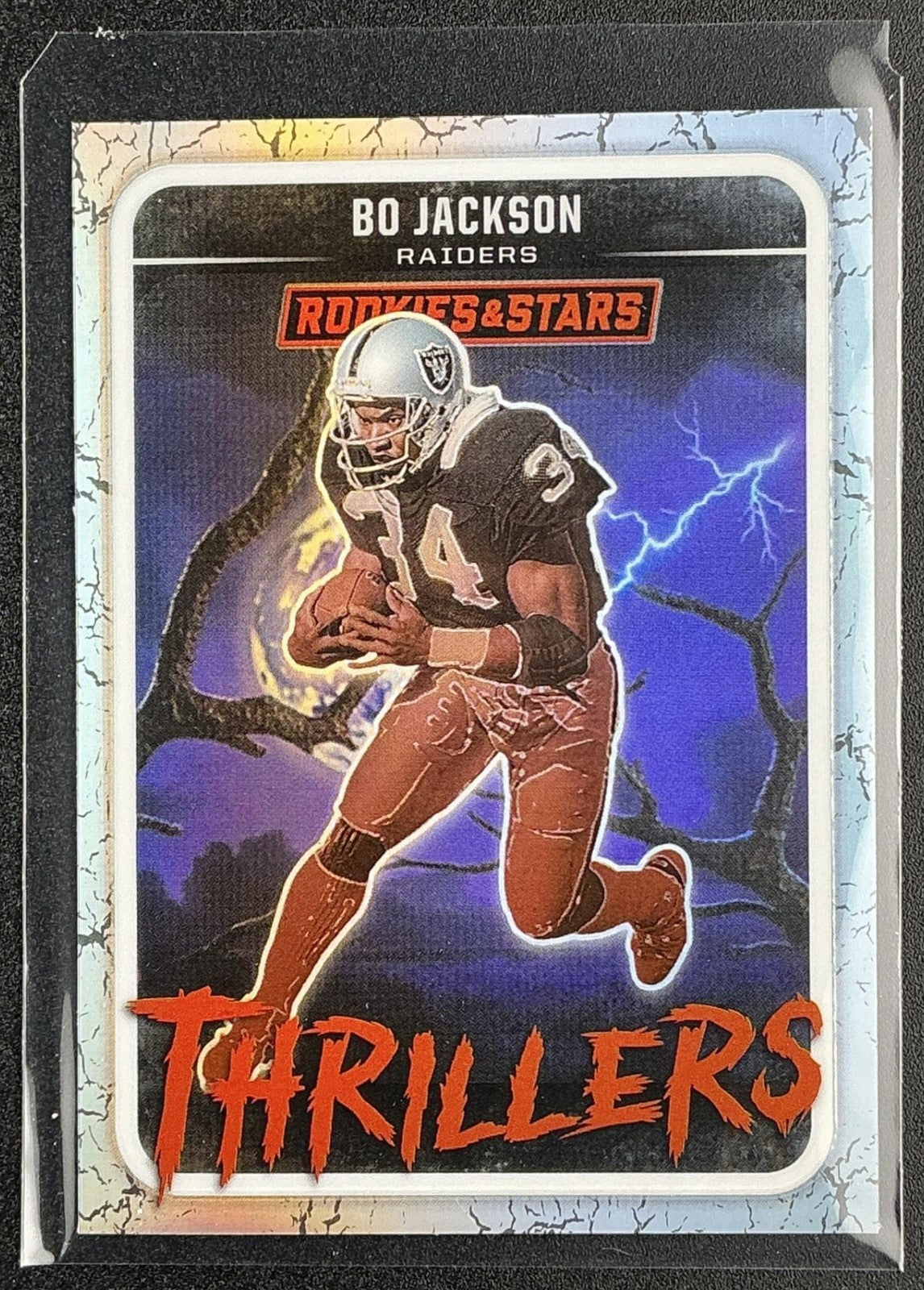 BO JACKSON 2025 PANINI ROOKIES & STARS #1 THRILLERS SILVER RAIDERS
