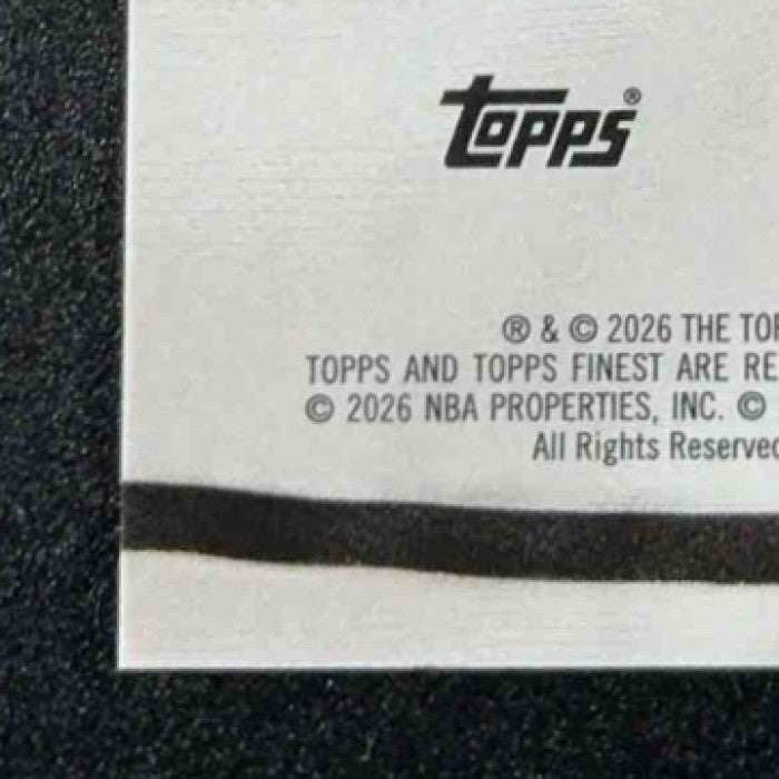 NIKOLA TOPIC 2025-26 TOPPS FINEST #BA-NT BASELINE AUTO THUNDER