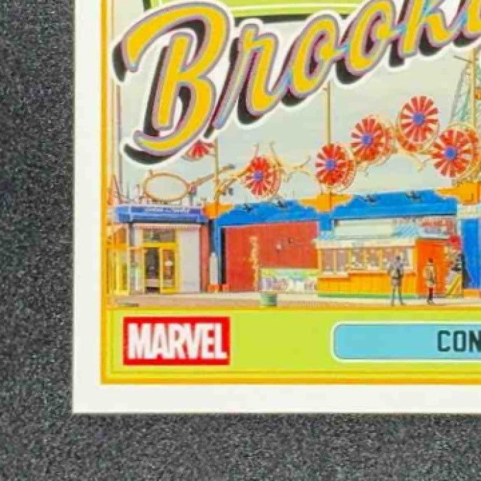 2026 Topps Brooklyn Marvel Captain America Coney Island #WB-9 Postcard