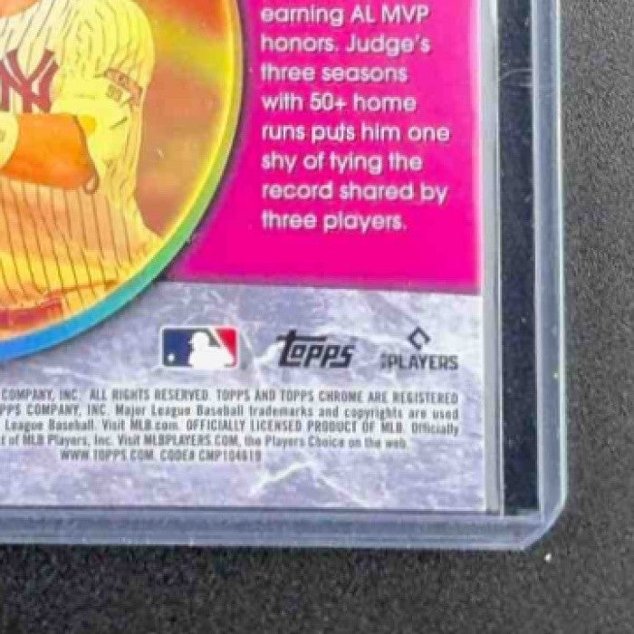 AARON JUDGE 2025 TOPPS CHROME #F15-1 FORTUNE 15 YANKEES