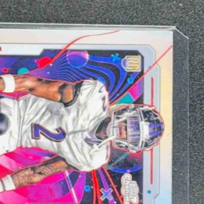 NATE WIGGINS 2024 TOPPS COSMIC CHROME #109 REFRACTOR RC RAVENS