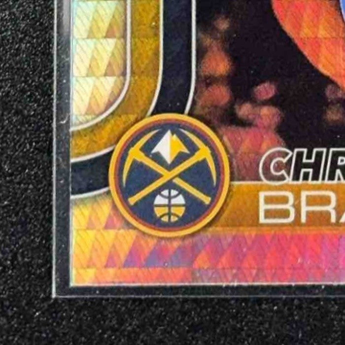 CHRISTIAN BRAUN 2025-26 TOPPS CHROME #82 PRISM REFRACTOR NUGGETS