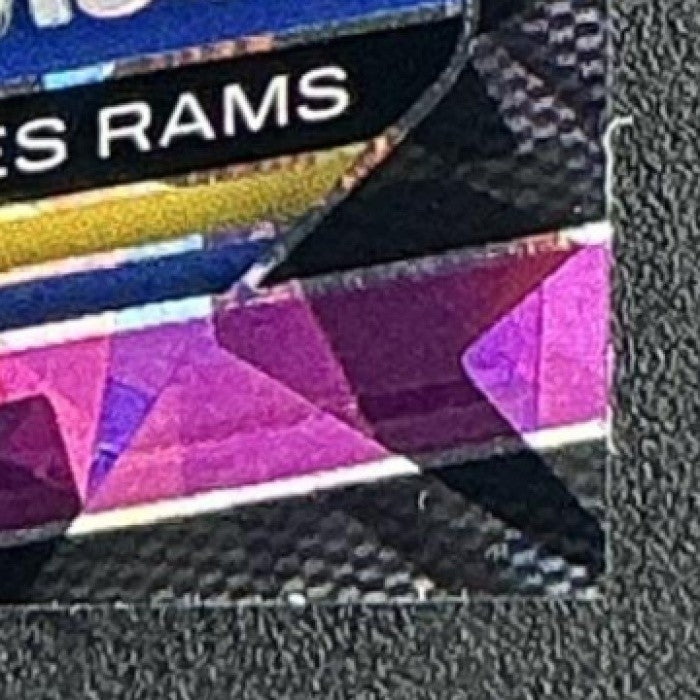 ERIC DICKERSON 2025 PANINI PRIZM BLACK #77 PURPLE ICE 44/149 RAMS