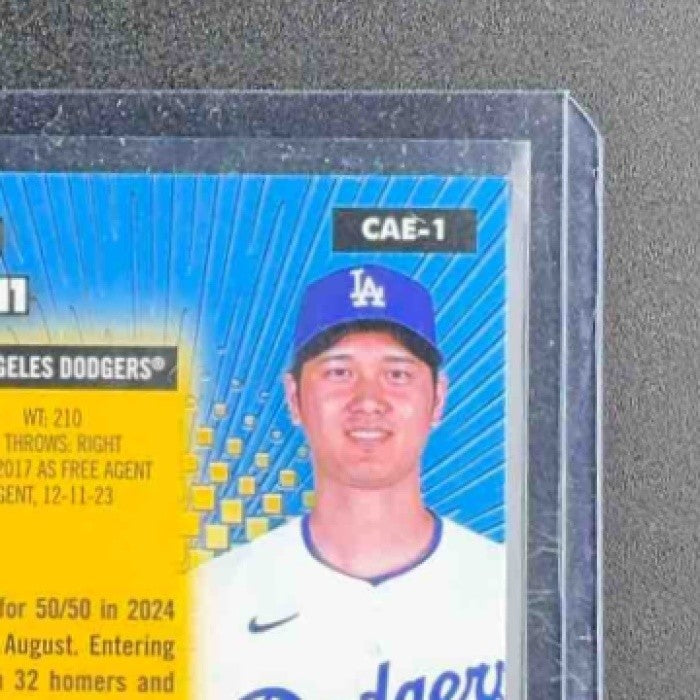 SHOHEI OHTANI 2025 TOPPS CHROME #CAE-1 ALL-ETCH DODGERS
