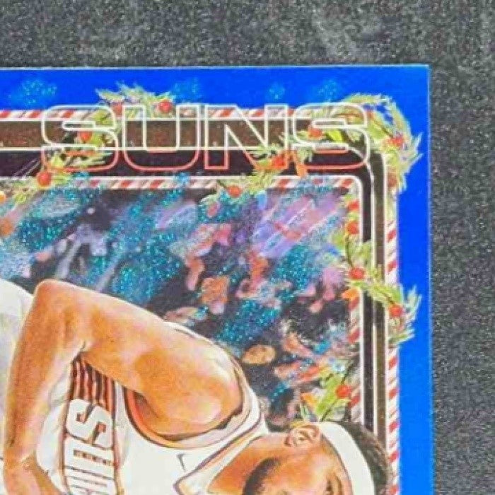 DEVIN BOOKER 2025-26 TOPPS HOLIDAY #H124 BLUE METALLIC GLITTER SUNS