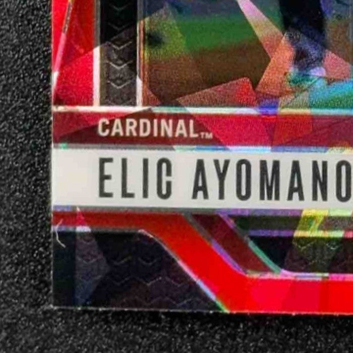 ELIC AYOMANOR 2025 PANINI PRIZM DRAFT PICKS #115 RED ICE RC CARDINAL