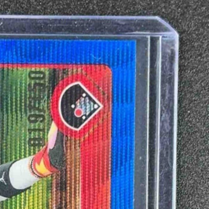 ELLY DE LA CRUZ 2025 TOPPS CHROME UPDATE #USC189 BLUE WAVE REFRACTOR 19/150 REDS