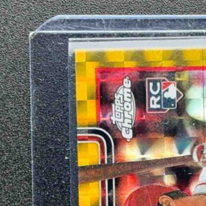 2025 Topps Chrome Update Tyler Callihan #USC156 Gold Geometric Refractor /50 RC