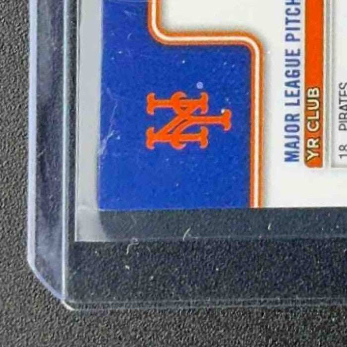 CLAY HOLMES 2025 TOPPS CHROME SAPPHIRE RED /5 NEW YORK METS SSP