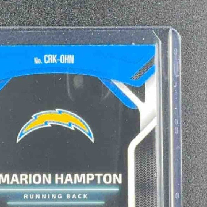 OMARION HAMPTON 2025 PANINI CERTIFIED #CRK-OHN ROOKIES RC CHARGERS
