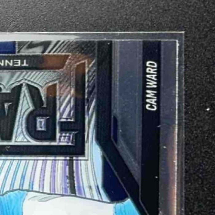 CAM WARD 2025 PANINI PRIZM #11 FRACTAL RC TITANS