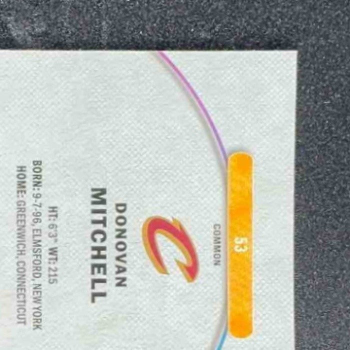 DONOVAN MITCHELL 2025-26 TOPPS FINEST #53 COMMON OIL SPILL REFRACTOR CAVALIERS