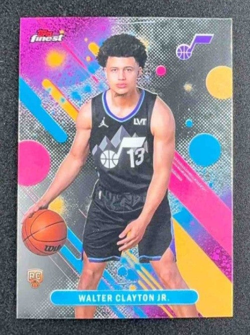 WALTER CLAYTON JR. 2025-26 TOPPS FINEST #18 COMMON RC JAZZ