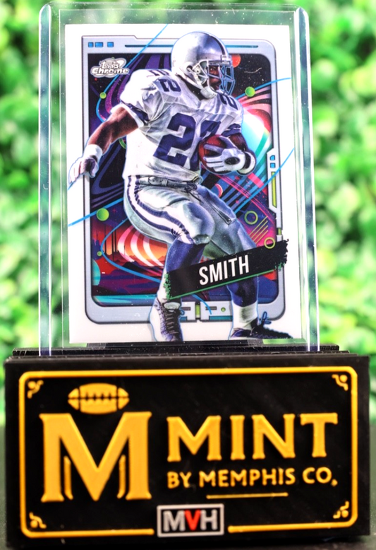 2024 Topps Cosmic Chrome EMMITT SMITH White Hole SSP Refractor #22 COWBOYS HOF