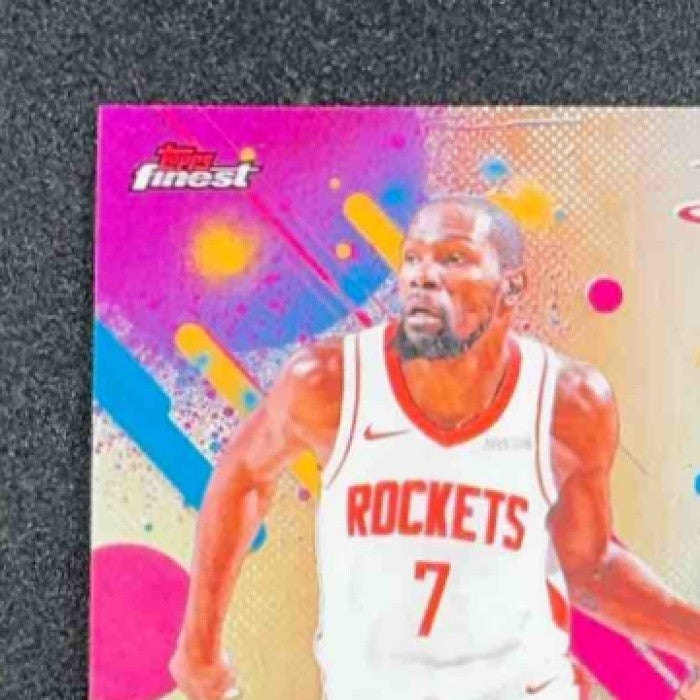 KEVIN DURANT 2025-26 TOPPS FINEST #83 COMMON REFRACTOR ROCKETS