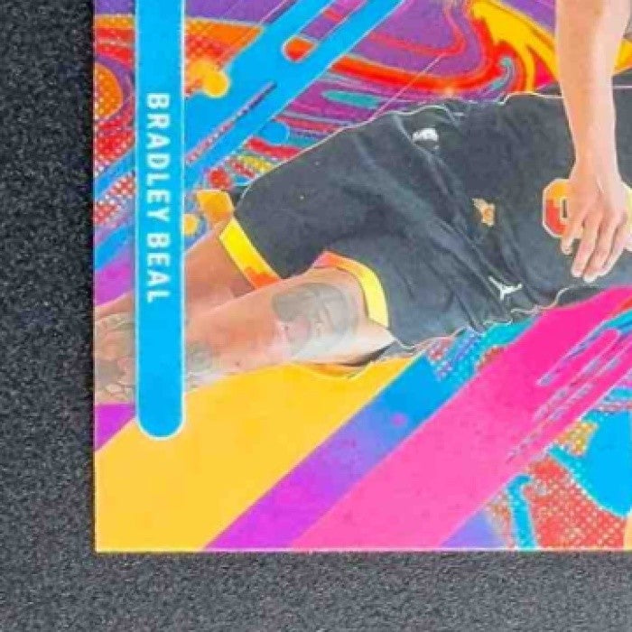 BRADLEY BEAL 2025-26 TOPPS FINEST #84 COMMON OIL SPILL REFRACTOR SUNS