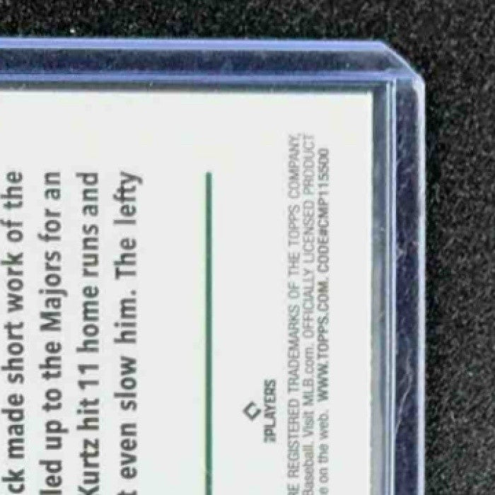 NICK KURTZ 2025 TOPPS CHROME UPDATE #USC178 REFRACTOR RC ATHLETICS