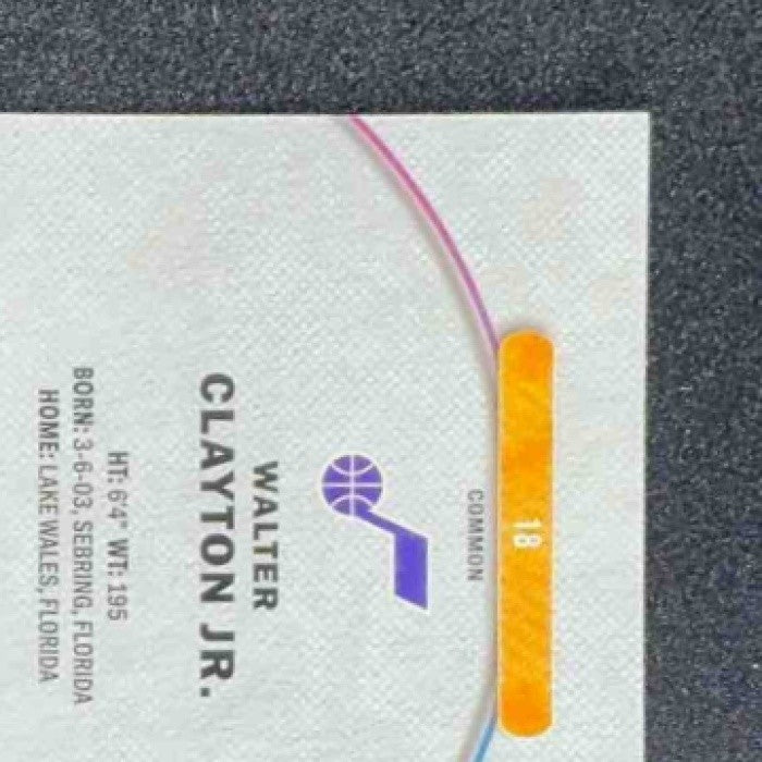 WALTER CLAYTON JR. 2025-26 TOPPS FINEST #18 COMMON RC JAZZ