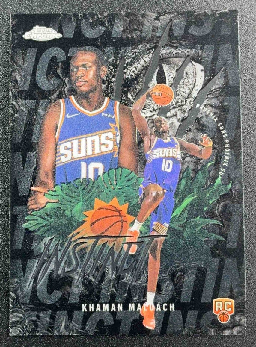KHAMAN MALUACH 2025-26 TOPPS CHROME #INS-19 INSTINCT RC SUNS